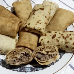 Фаршированные блинчики с мясом ❤