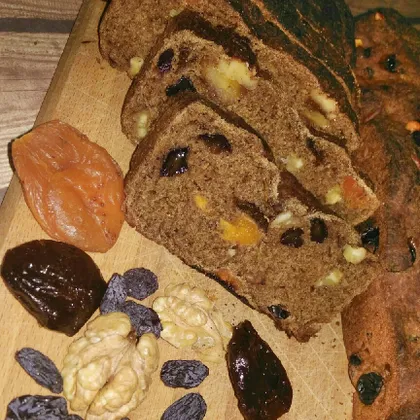 Бородинский хлеб с сухофруктами и орехами