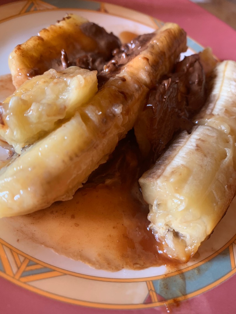 Бананы с шоколадом