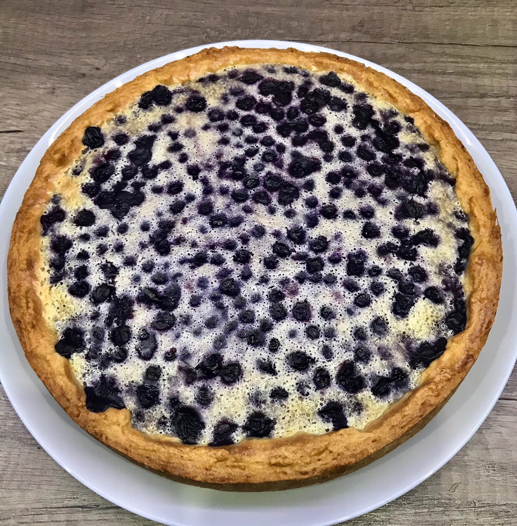 Пирог с черникой – пошаговый рецепт приготовления с фото