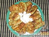 Оладьи из куриной грудки и кабачка