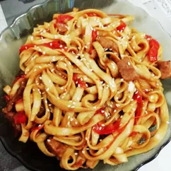 👩‍🍳 Лапша wok со свининой