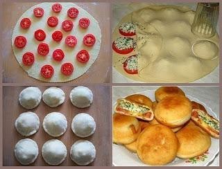 Пирог с помидорами