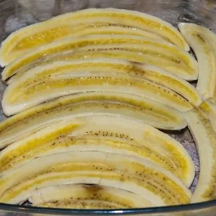 Бананы запеченные с творогом