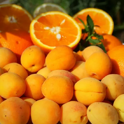 Живое варенье из абрикоса с апельсином