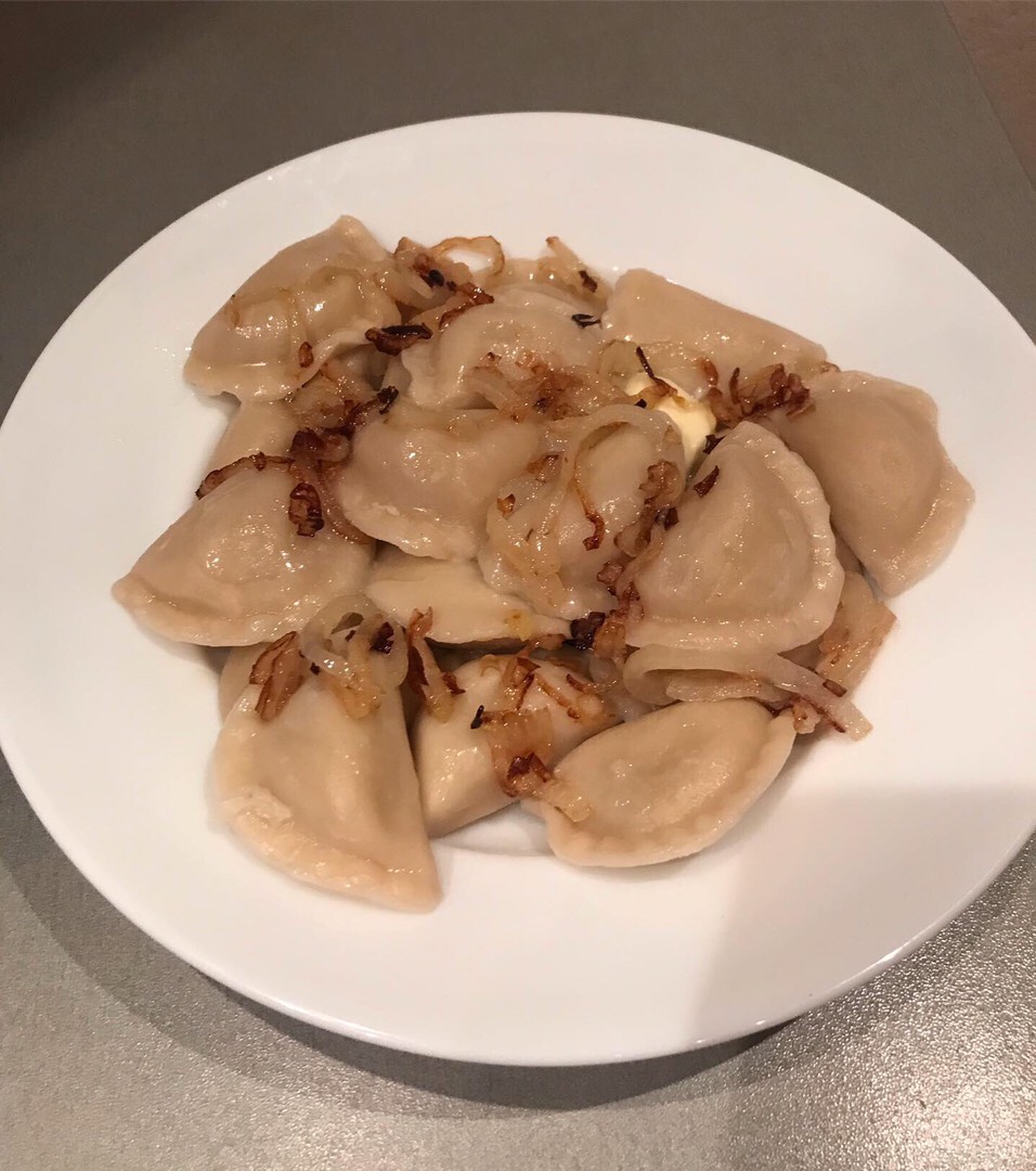 Вареники с картофелем и грибами🥟