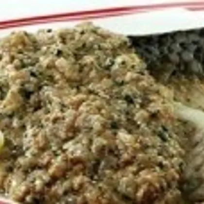 Рыба с ореховым соусом