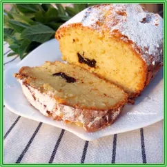 Творожный кекс с черносливом