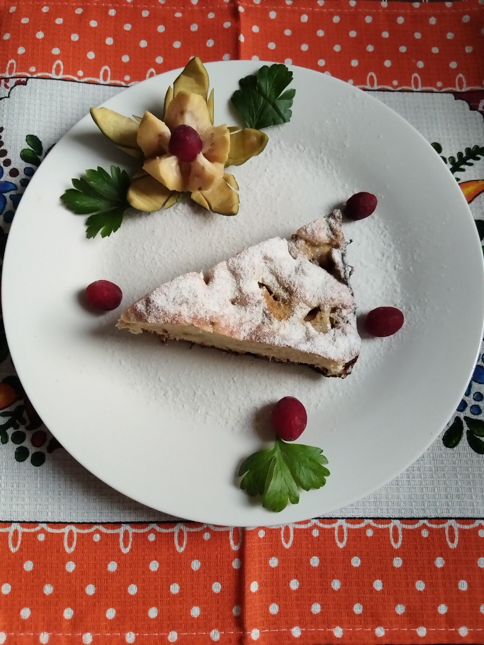 Творожный кекс с фейхоа