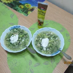 Окрошка с мясом