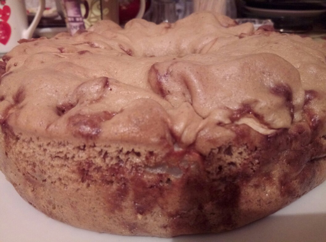 Шарлотка на рисовой и кукурузный муке