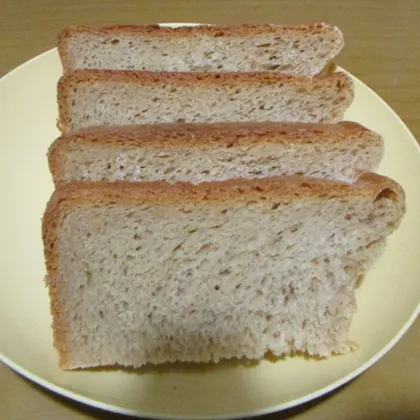 Хлеб  в хлебопечке "Эрисон" с добавлением ржаной муки