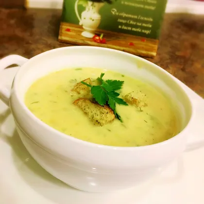 Крем-суп с цветной капустой и домашними ароматными сухариками