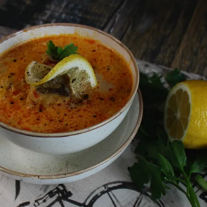 Сливочно- томатный рыбный суп 🍜