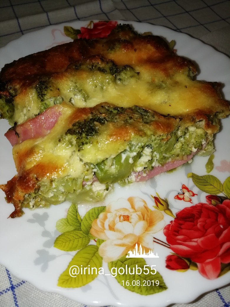 Запеканка "Красное, зелёное, белое"