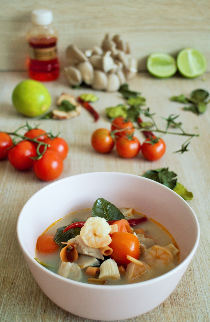 Том Ям с морепродуктами