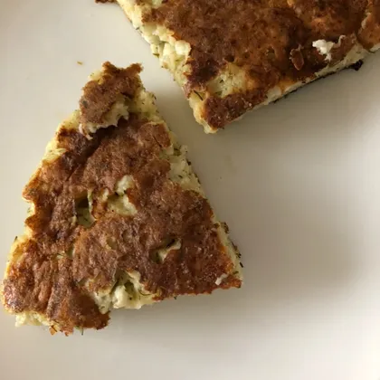 Творожной-сырный пирог