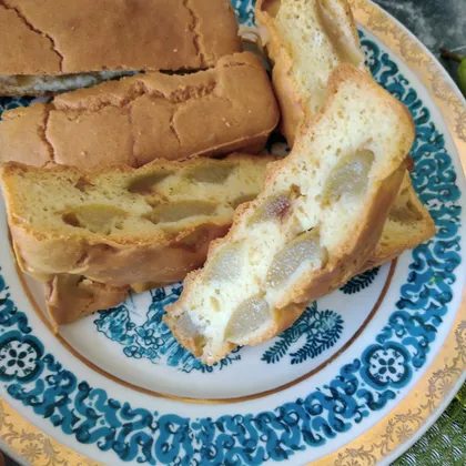 Пирог с грушами 'мармеладный'