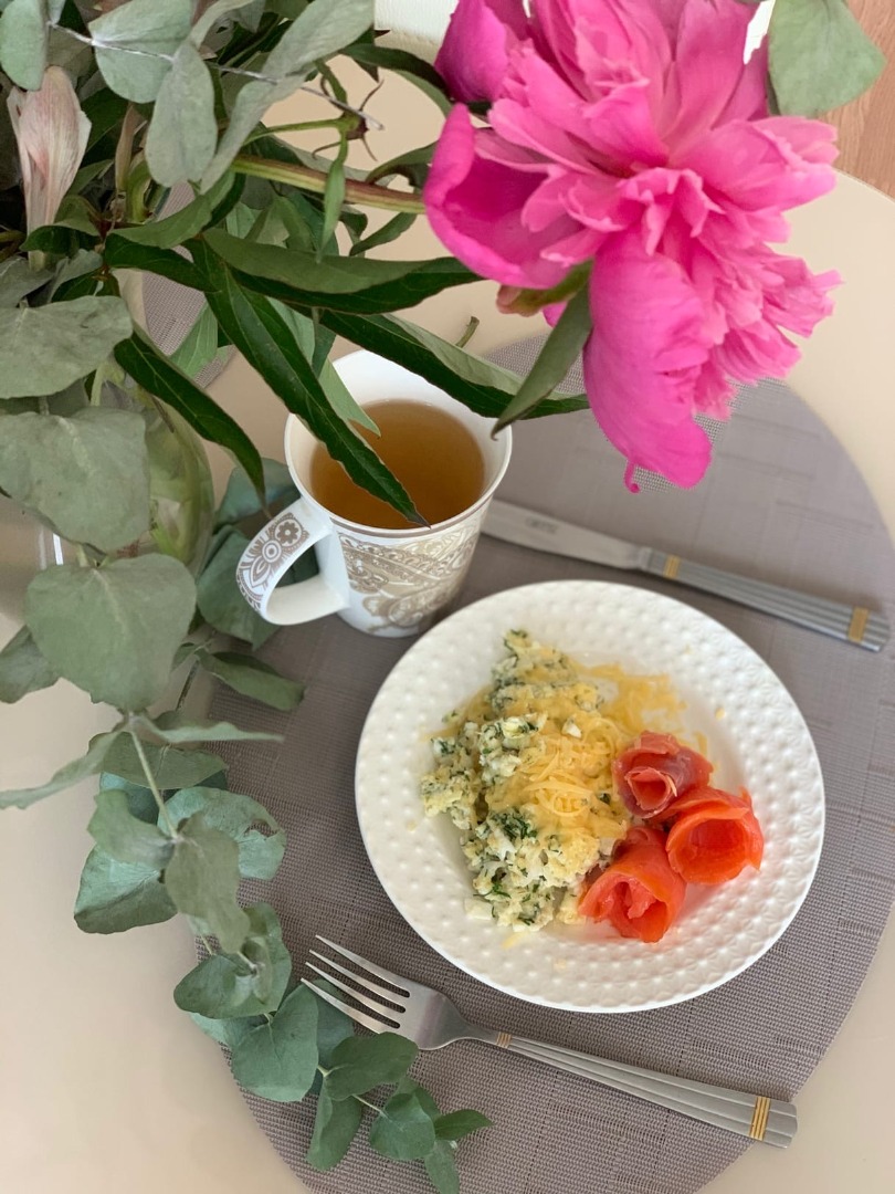 Скрэмбл с сыром