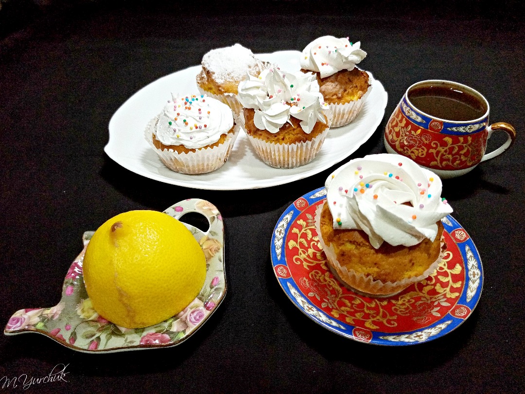 Лимонные кексы