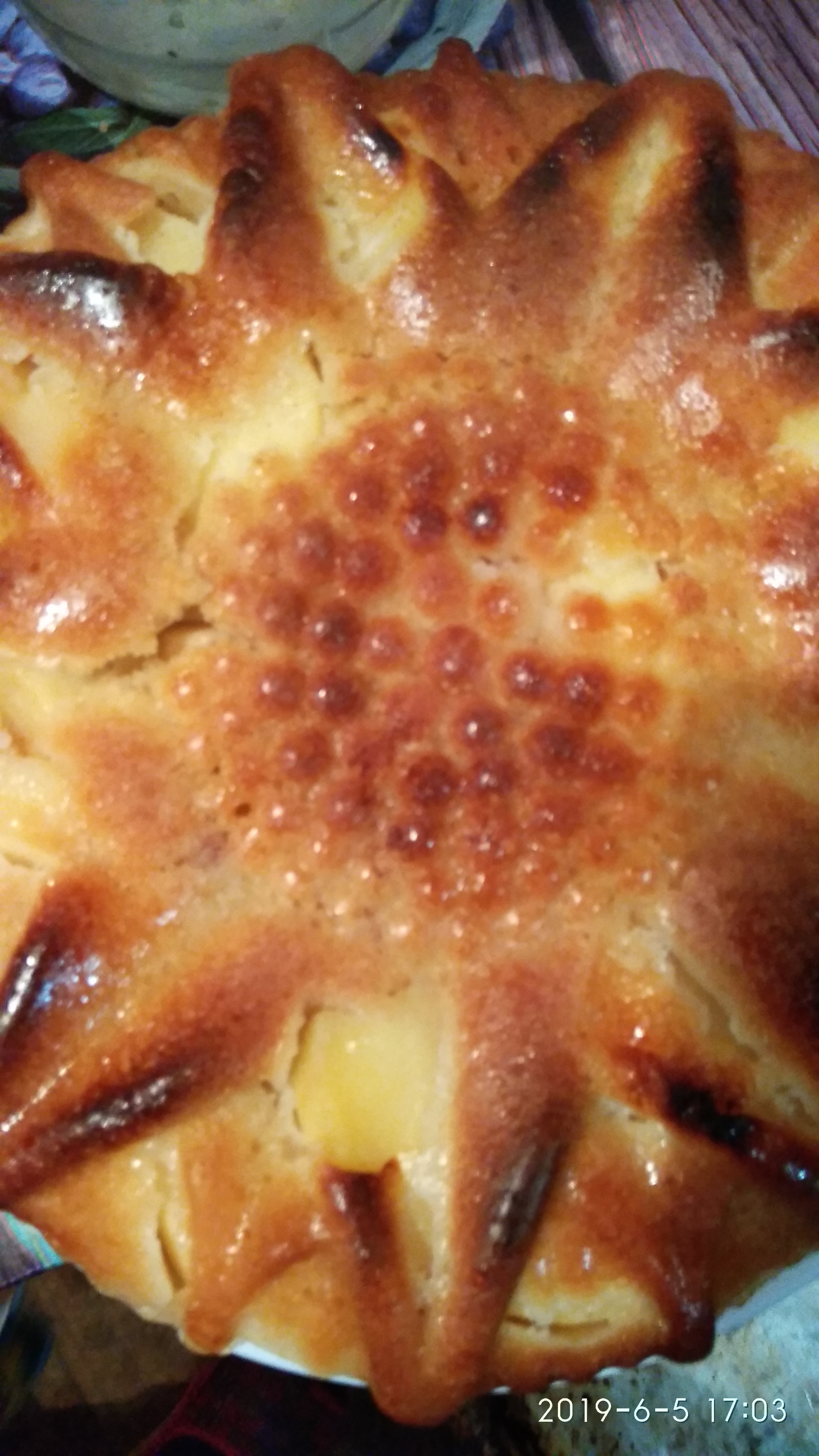 Манник с яблоками 🍎