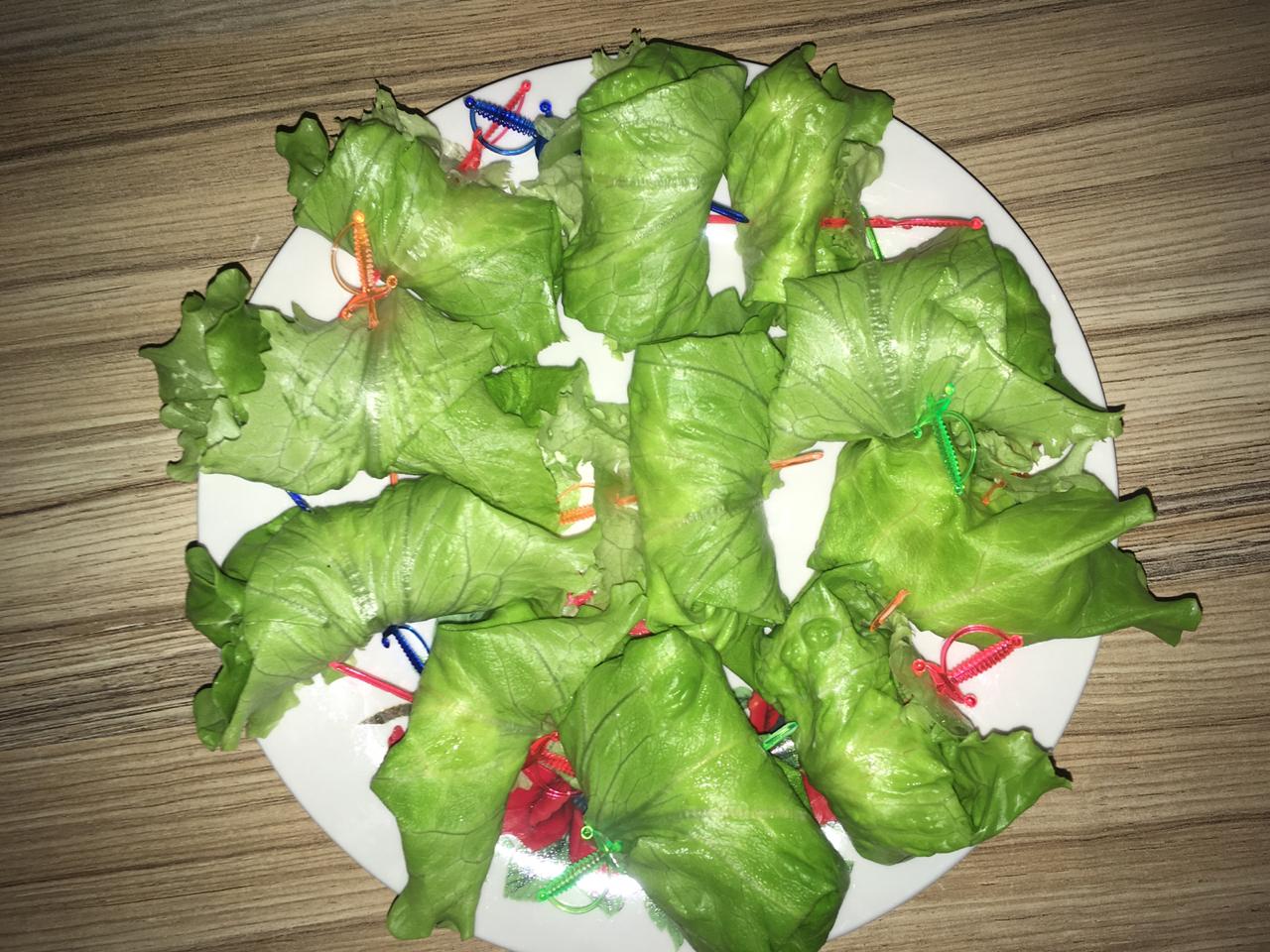 Закуска из листового салата
