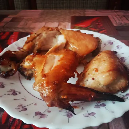 Курица,маринованная в горчично-медовом соусе