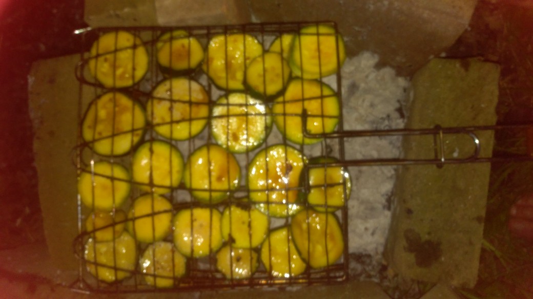 Кабачок на углях