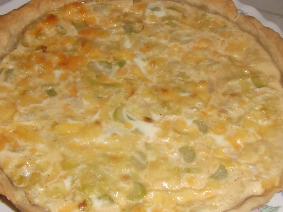Киш с сыром и луком-пореем. #чемпионатмира#франция