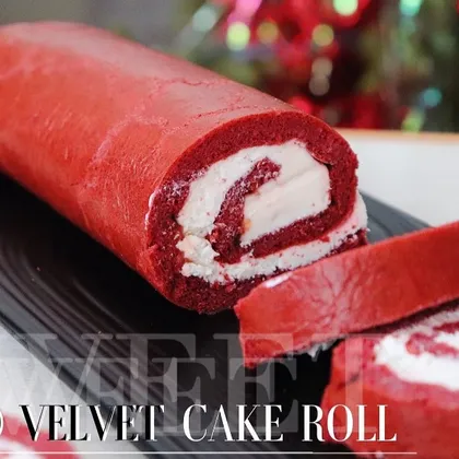 ПП рулет красный бархат 160 ккал | Red Velvet Cake Roll