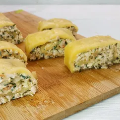 Сырный рулет - интересная и очень вкусная закуска!