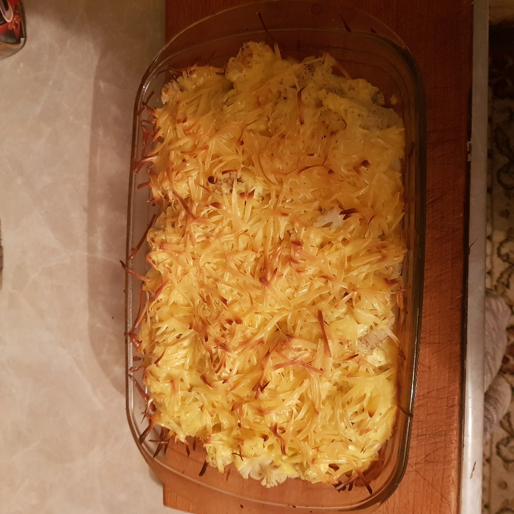 Цветная капуста под соусом
