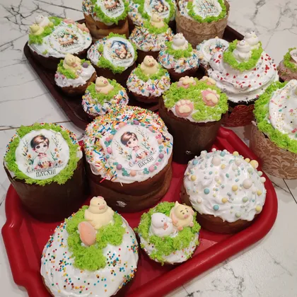 Творожный кулич