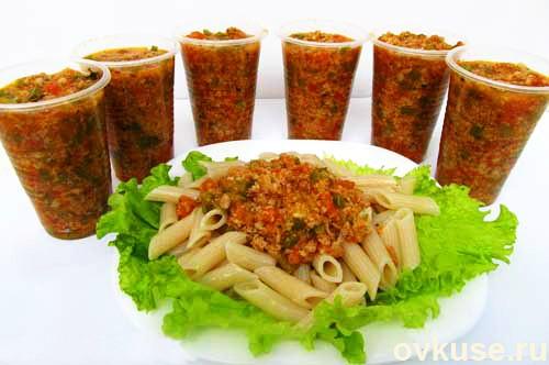 Соус Болоньезе. Готовим, замораживаем и храним