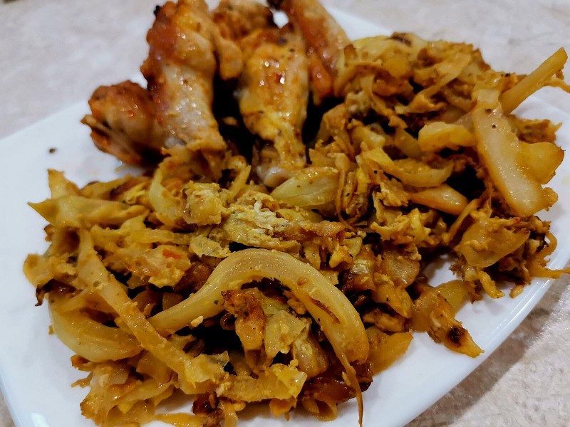 Жареная капуста