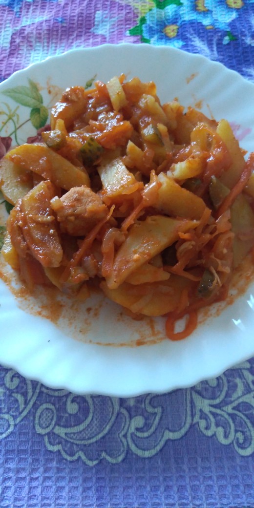 Азу с курицей