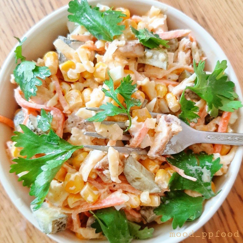 Салат с курицей и морковью по-корейски - 5 пошаговых фото в рецепте