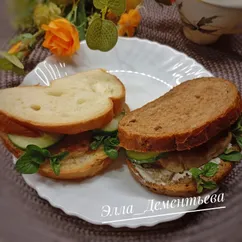 Сэндвичи с котлетой