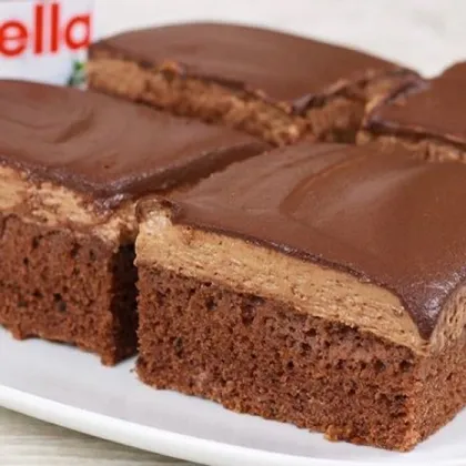 Нежный торт Nutella