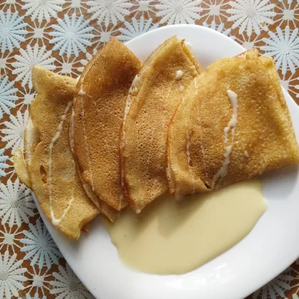 Блинчики 🥞 со сгущёнкой