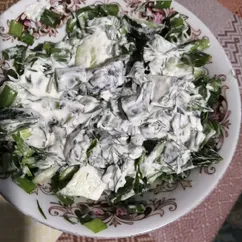 Салат 🥗 "Зелёный огуречик"