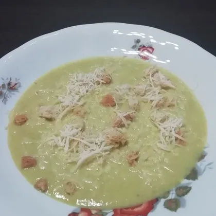 Суп-пюре из брокколи и цветной капусты