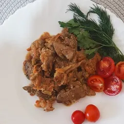 Жареная куриная печень