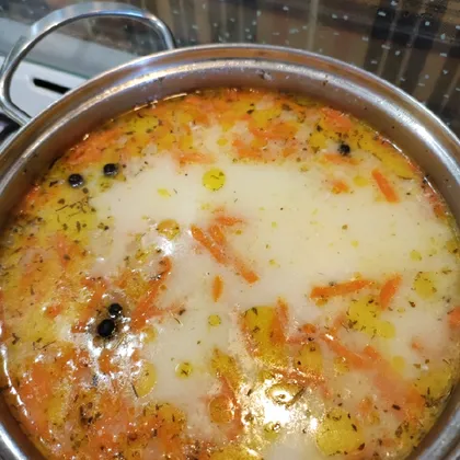 Сырный суп с фрикадельками 🤤