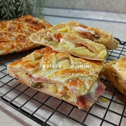 Слоеный пирог с картошкой