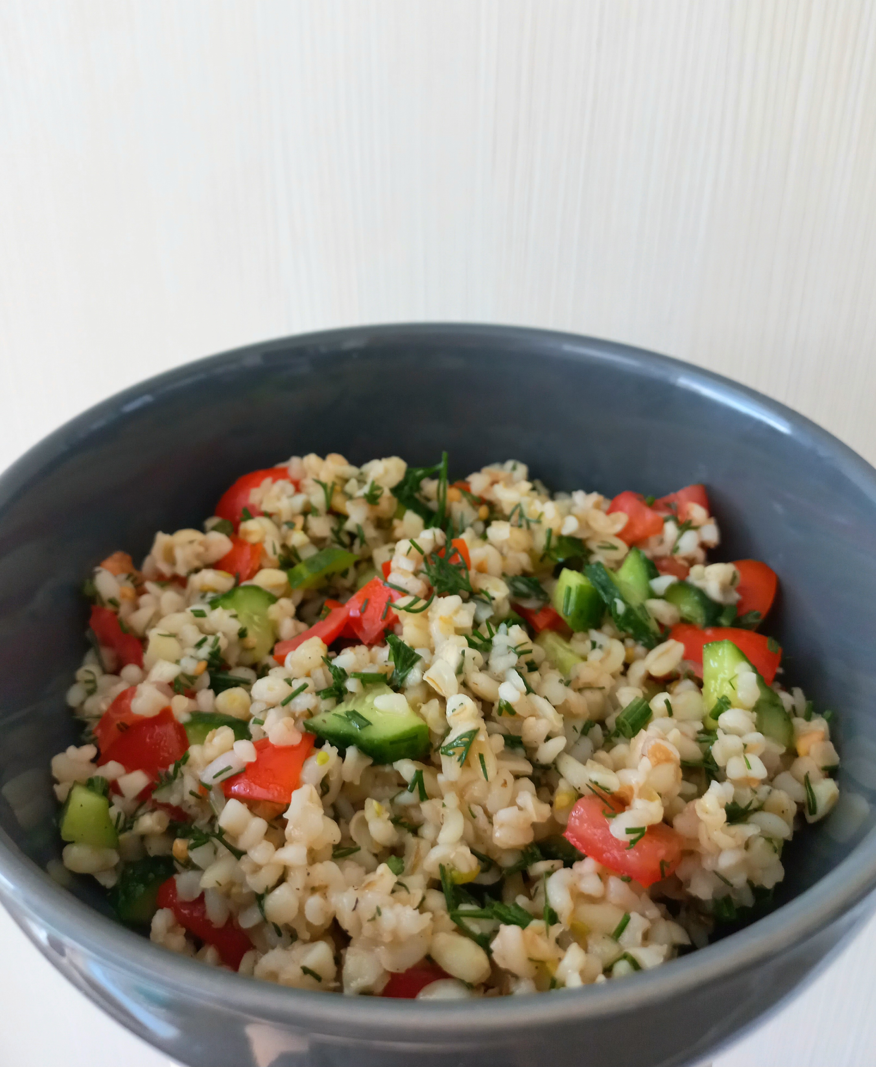 Салат с булгуром и овощами (Табуле) 