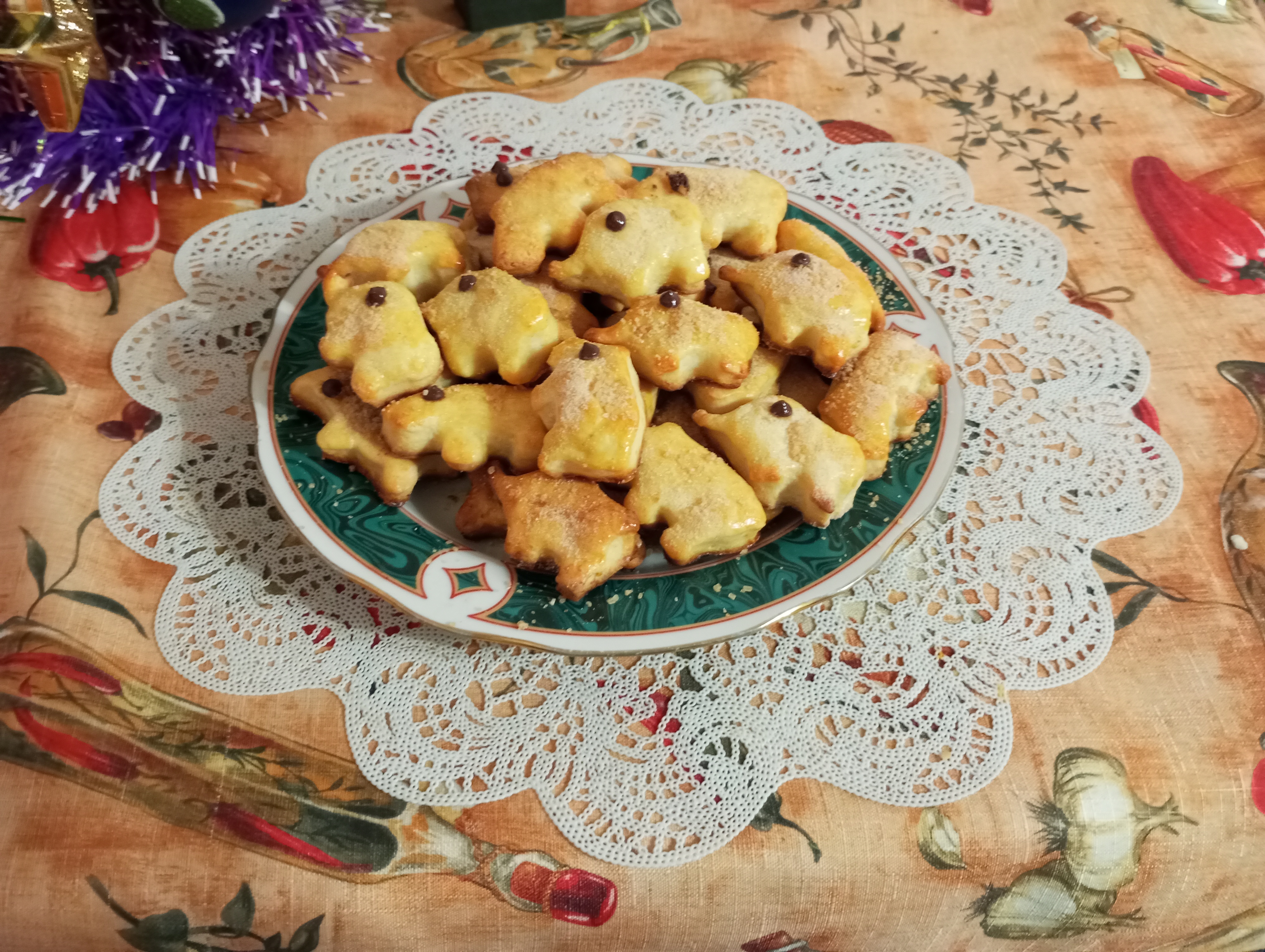 Рождественское творожное печенье