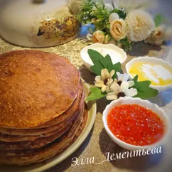 Блины мордовские (на манке) 