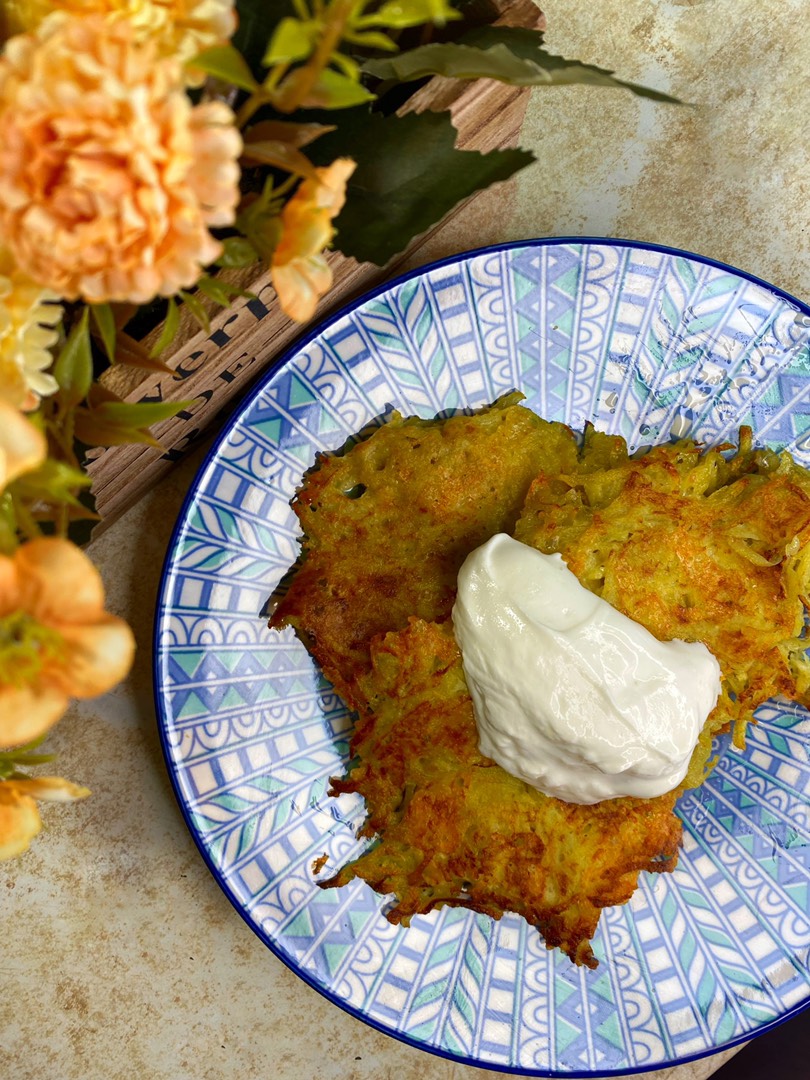 Хашбраун с сыром