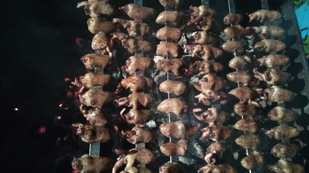 Куриные сердечки гриль😋